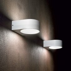 Exteriérové nástenné svietidlo Ideal lux 018522 IKO AP1 BIANCO 1xE27 60W IP54