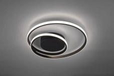 TRIO R62911132 Zibal LED stropní svítidlo 22W / 2200lm 3000K matné černé, switchdimmer