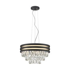 Závěsné svítidlo 4x E14 černá, zlatý titán Zuma Line NAICAP0525-04A-P7D7