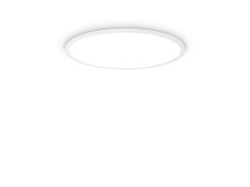 Ideal lux 341248 FLY SLIM stropní svítidlo D600mm LED 53W 5300/3640lm 2700K IP40 bílá