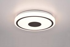 TRIO Reality R64361132 BUNDA stropné svietidlo SMD LED D330mm 16W/1900lm 3000K čierna, biela