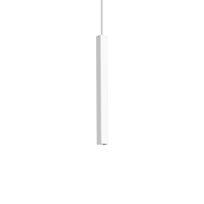 Závěsné svítidlo Ideal lux 194189 Ultrathin SP1 SMALL SQUARE BIANCO 1xLED 12W / 760lm 3000K bílá