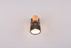 TRIO 811700132 NANDINI nástenné bodové svietidlo/spot 1xE14 čierna matná, drevo