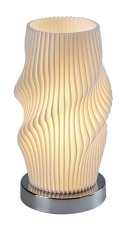 RABALUX 74189 Tiana stolná lampička V210mm 1xE14 chrómová, biela