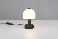 TRIO Reality R51961032 GLENN stolní lampička v190mm 1xE14 černá matná