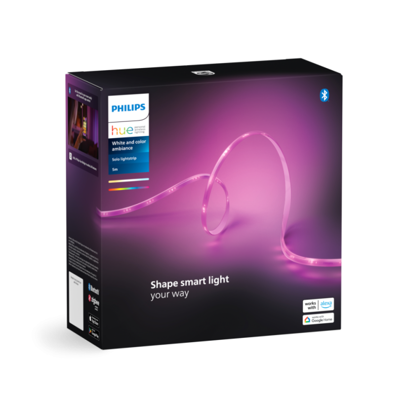 Philips Hue White and color ambiance 8720169326699 Solo Lightstrips LED pás 5m 20W/1700lm 2000-6500K+RGB biela