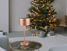 TRIO Reality R59151165 JEFF dotyková stolní lampička SMD LED V300mm 1,5W/120lm 3000K kávová, nabíjecí baterie