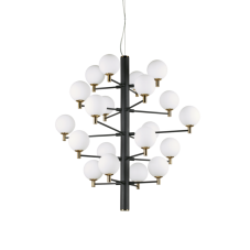 Závesné svietidlo Ideal lux 197333 COPERNICO SP20 NERO 20xG9 40W čierna