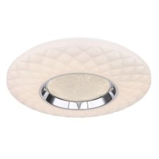 GLOBO SMART LIGHT 48006FSH-30 Magnifique stmívatelné stropní LED svítidlo 490 mm 30W / 2200lm 3000-6500K IP20 bílá s dálkovým ovládáním, starlight efekt