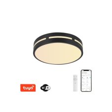 Immax 07152-B50 NEO LITE PERFECTO stropné svietidlo LED D500mm 48W/2800lm 2700-6500K čierna, diaľkové ovládanie