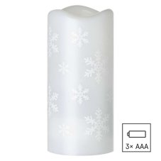 EMOS DCPC05 vianočný dekorativní projektor vločky LED 2W studená bílá, 3xAAA excl.