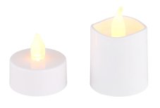 GLOBO 28101 CANDLY dekorační osvětlení D37mm LED 0,02W 4/3lm 2300K bílá