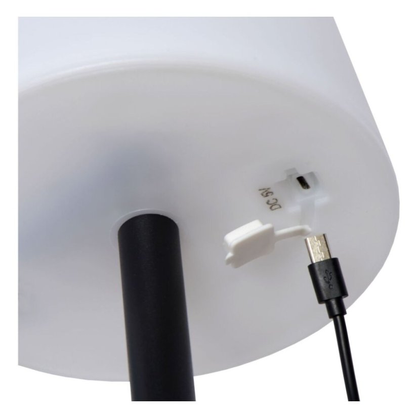 LUCIDE 13815/02/99 RIO exteriérové stolové svietidlo LED 1,8W 150lm 3000K RGB IP44 biela, čierna, stmievateľné