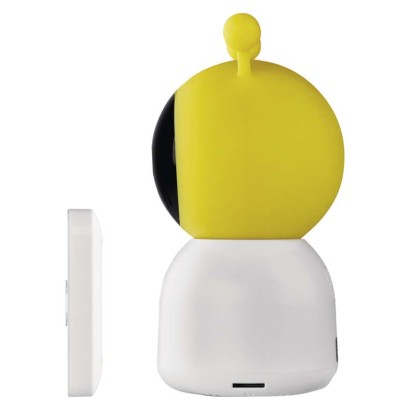 Emos H4052 GoSmart Otočná detská opatrovateľka GUARD s monitorom, biela a žltá Wi-Fi