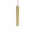 Ideal Lux 259239 LOOK závěsné svítidlo 1xGU10 D60mm saténová mosaz