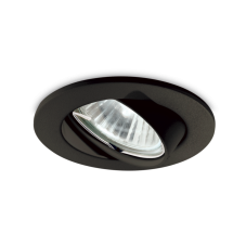 IdealLux 243825 SWING zápustné svietidlo GU10 1x50W IP20 čierna