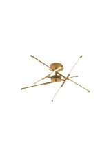 RABALUX 71339 Henli2 stropné svietidlo LED 40W/2800lm 3000K zlatá, biela