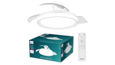 Stropný ventilátor so svetlom LED 2700–6500K biela IP20 PHILIPS Bliss 8721103096029