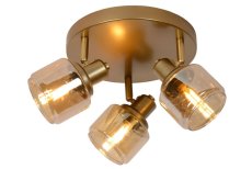 LUCIDE 77979/13/02 BJORN stropné bodové svietidlo/spot D380mm 3xE14 mosadz