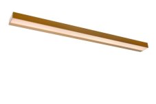 LUCIDE 04210/13/02 ALEXA nástěnné svítidlo nad zrcadlo š900mm LED 13W/1400lm 3000K IP44 mosazná, opálová