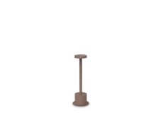 Ideal lux 347752 TOFFEE vonkajšie stojanové svietidlo/stĺpik V250mm LED 8W 900/540lm 3000K IP65 hnedá