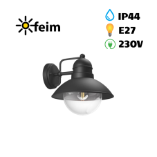 Philips 17237/30/PN Hoverfly nástěnné svítidlo černé 1x E27 IP44