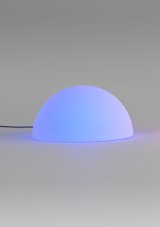 REDO 90168 BLOB exteriérové dekoračné svietidlo SMD LED 3W RGB IP65, diaľkový ovládač, biela