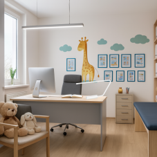 TRIO SELECT 554310131 OLEA stolní svítidlo V330mm SMD LED 6,5W/620lm 2700+4000+6500K bílá matná, ON/OFF