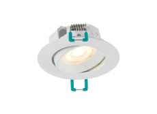 SYLVANIA 0090084 SylSpot zápustné svietidlo D87mm LED 4,8W 400lm 3000K IP44/20 biela