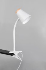 TRIO Reality R25831101 PONGO štipcové svítidlo SMD LED 4,5W/500lm 3000K bílá