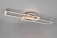 TRIO Reality R67183107 TWISTER stropní svítidlo SMD LED 30W/4500lm 2700-6000K matný nikl, switchdimmer, dálkový ovladač, otočná ramena