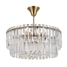 ITALUX PND-22320-6-ABR Buena závěsné svítidlo 6xE14 D480mm starožitná bronzová