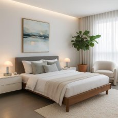 TRIO FYNN T599100106 - elegantní dotyková lampička v ložnici na nočních stolcích