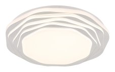 GLOBO 48036-36 FLORDELIS stropní svítidlo D480mm LED 36W 4479/1271lm 3000+4000+6000K bílá, chromová, switchdimmer