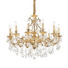 Závesné svietidlo/Luster Ideal lux 164960 GIOCONDA SP12 ORO 12xE14 40W
