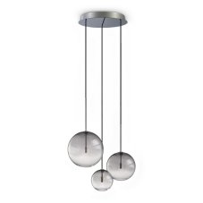 Závěsné svítidlo 3x G4 dymová IP20 Ideal Lux EQUINOXE 364834