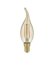 TRIO 990-279 LED žárovka filament E14 2W/225lm 2700K D35mm jantarová plamínek