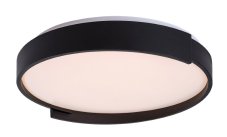RABALUX 71305 Laleh stropní svítidlo D400mm LED 24W/1500lm 3000-6500K černá, bílá, stmívatelné, dálkový ovladač