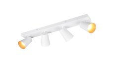 TRIO 817100431 SHARP stropné bodové svietidlo/spot 4xGU10 biela matná