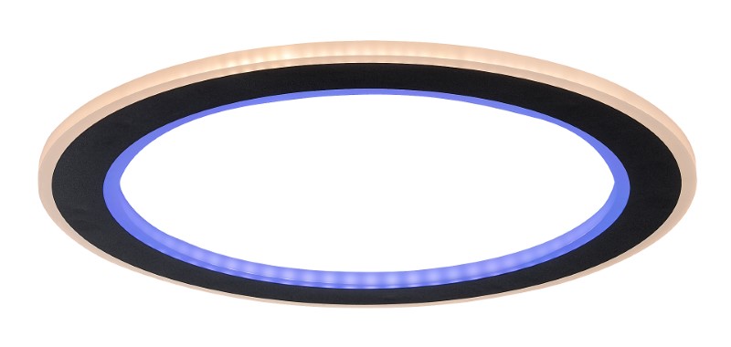 RABALUX 71406 Golwen stropní svítidlo D450mm LED 22W/1550lm 3000-6500K černá, bílá, stmívatelné, dálkový ovladač