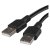 Nabíjací a dátový kábel USB 2.0 USB-A/USB-A 2m čierna EMOS S70200