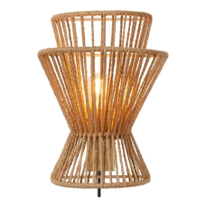 LUCIDE 10220/01/72 TASMAN nástěnné svítidlo 1xE14 mosazná, přírodní