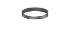 Ideal lux 341156 FLY stropné svietidlo D350mm LED 18W 1800/1350lm 2700K IP40 čierna