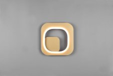 TRIO 242910180 LUGO nástěnné svítidlo SMD LED 12W/1450lm 3000K černá, zlatá, switchdimmer