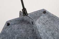 RABALUX 72000 Lomiro závěsné svítidlo D440mm 1xE27 šedá