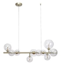 RABALUX 72298 Aslov závesné svietidlo 10xG9 zlatá, priehľadná