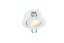 SYLVANIA 0090020 SylSpot zápustné svietidlo D87mm LED 4,8W 500lm 3000K IP44/20 biela (3ks)