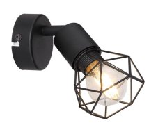 GLOBO 54802S-1 XARA I nástěnné bodové svítidlo/spot 1xE14 černá