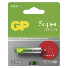 GP B01115 Alkalická batéria GP Super LR03 (AAA), 5 ks SET-5ks