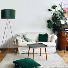 Stojací lampa 1x E27 zelená Zuma Line INGA H06-GD-GR